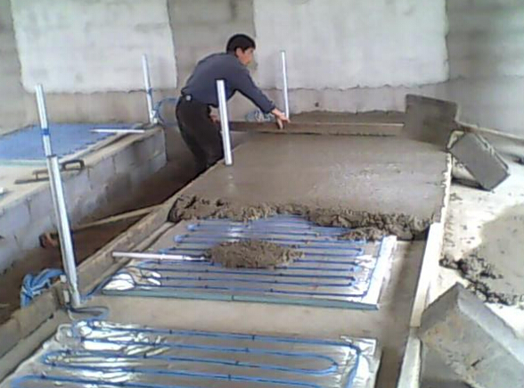 安邦集團發(fā)熱電纜用于養(yǎng)殖場保溫室采暖安裝示意圖(圖2)